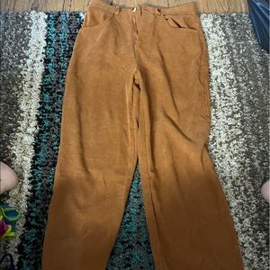 Brown corduroy pants